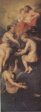 Peter Paul Rubens The Destiny of Marie de'Medici (mk05) Norge oil painting art